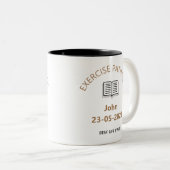 Aangepaste doop 2023 Oefening Patience JW broers Tweekleurige Koffiemok (Voorkant rechts)