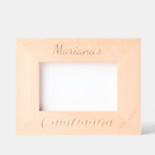 Aangepaste doop, doop, Quinceanera, 6x4" Gegraveerde Lijstjes (Voorkant)