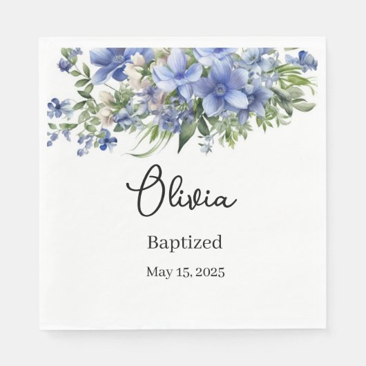 Aangepaste doop servet (Voorkant)