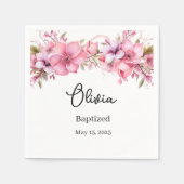 Aangepaste doop servet (Voorkant)