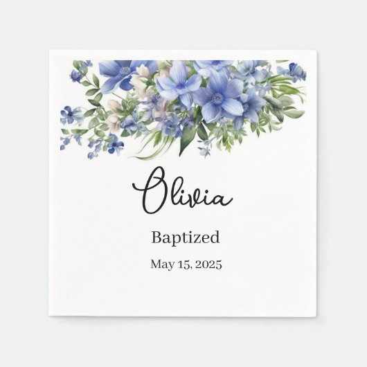 Aangepaste doop servet (Voorkant)