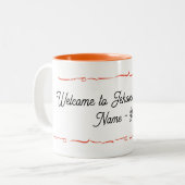 Aangepaste doop tweekleurige koffiemok (Voorkant links)