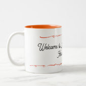 Aangepaste doop tweekleurige koffiemok (Links)