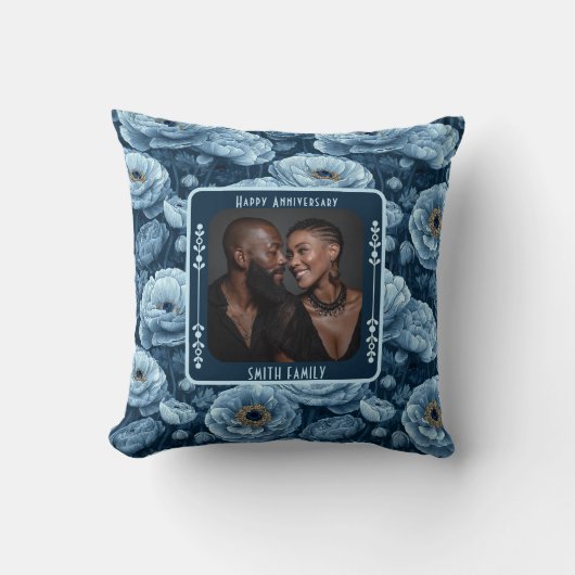 Aangepaste doordachte 10e Jubileum Sierkussen (Voorkant)