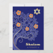 Aangepaste doorvoer | Pesach Seder-uitnodigingen Kaart (Voorkant)