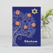 Aangepaste doorvoer | Pesach Seder-uitnodigingen Kaart (Staand voorkant)