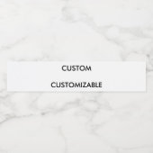  AANGEPASTE DOUANEBLANT WATERFLES ETIKET (Enkel label)