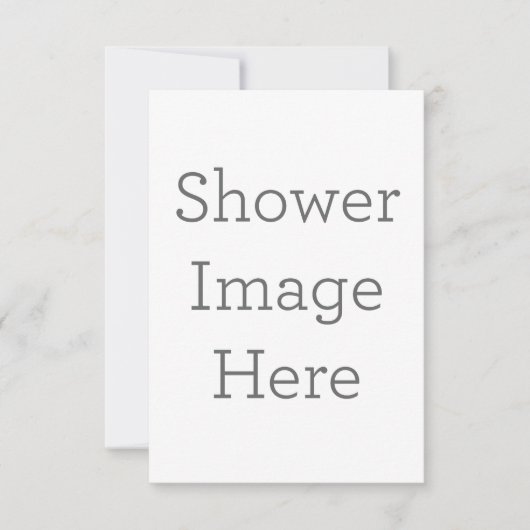 8.9 x 12.7 cm Enkele bedankkaart (Voorkant)