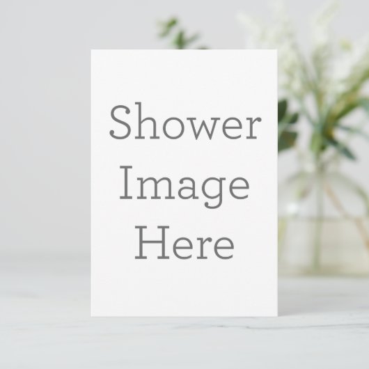 8.9 x 12.7 cm Enkele bedankkaart (Staand voorkant)