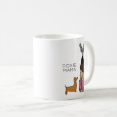 Aangepaste Doxie Mama Coffee-Mok Koffiemok (Voorkant rechts)