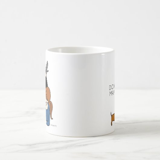 Aangepaste Doxie Mama Coffee-Mok Koffiemok (Center)