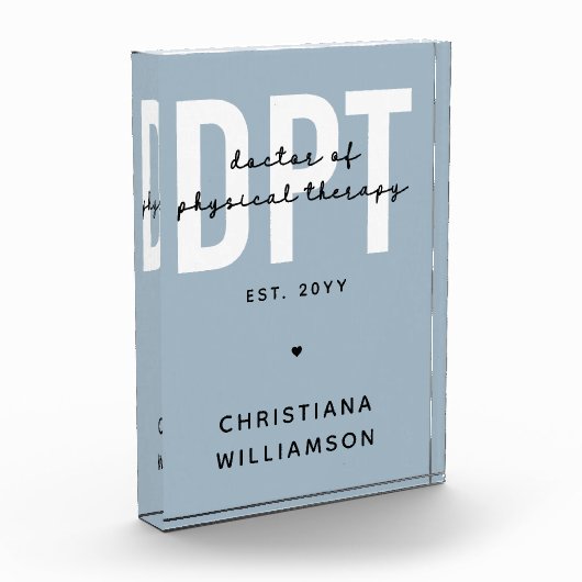 Aangepaste DPT Doctor in de Fysieke Behandeling Fotoblokken (Links)
