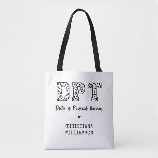 Aangepaste DPT Doctor in de Fysieke Behandeling Gi Tote Bag (Voorkant)