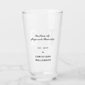 Aangepaste DPT Doctor in de Fysieke Behandeling Glas (Voorkant)