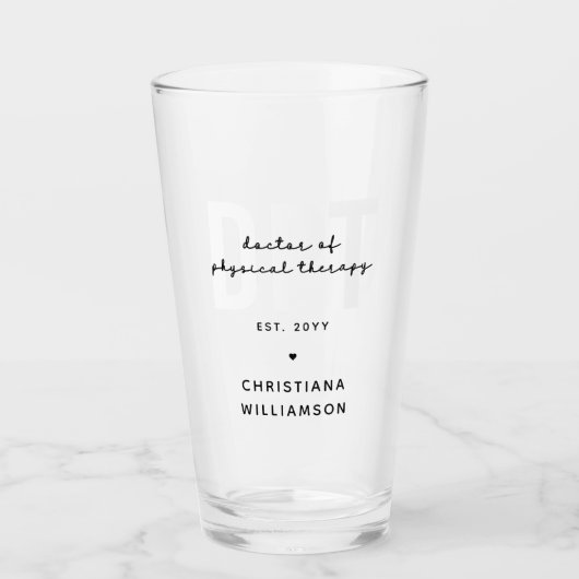 Aangepaste DPT Doctor in de Fysieke Behandeling Glas (Voorkant)