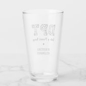 Aangepaste DPT Doctor in de Fysieke Behandeling Glas (Achterkant)