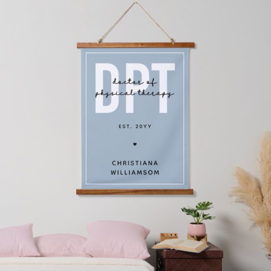 Aangepaste DPT Doctor in de Fysieke Behandeling Hangend Wandkleed (Slaapkamer)