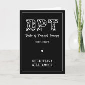 Aangepaste DPT Doctor in de Fysieke Behandeling Kaart (Voorkant)