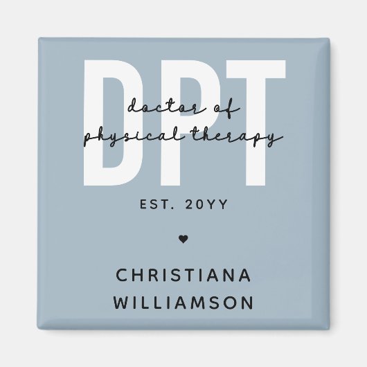 Aangepaste DPT Doctor in de Fysieke Behandeling Magneet (Voorkant)