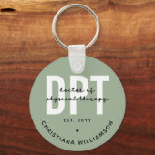 Aangepaste DPT Doctor in de Fysieke Behandeling Sleutelhanger (Achterkant)