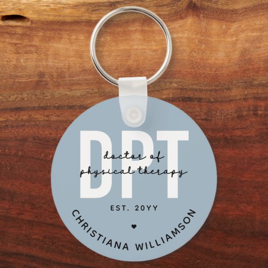 Aangepaste DPT Doctor in de Fysieke Behandeling Sleutelhanger (Voorkant)