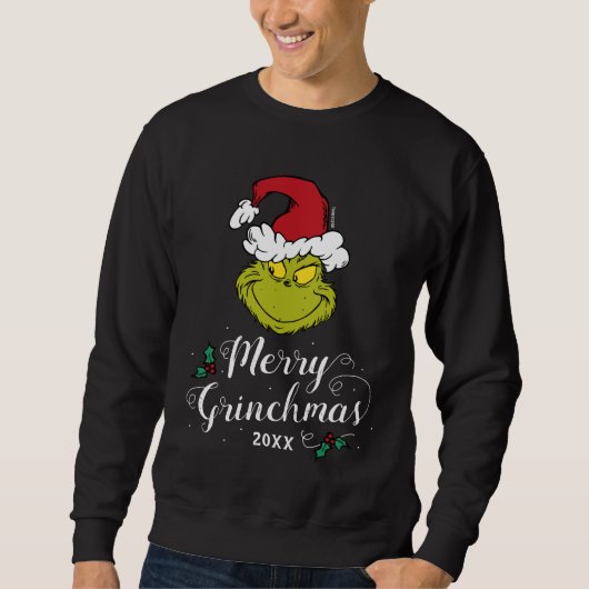 Aangepaste Dr. Seuss | Prettige Grinchmas Trui (Voorkant)