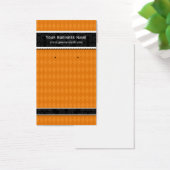 Aangepaste draagkaarten Oranje zwarte Visitekaartj Visitekaartjes (Bureau)