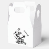 Aangepaste draagtas voor skateboarden bedankdoosjes (Geopend)