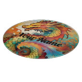 Aangepaste Dragon Glass snijplank V02 (Hoek)