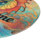 Aangepaste Dragon Glass snijplank V02 (Hoek)