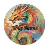 Aangepaste Dragon Glass snijplank V02 (Voorkant)