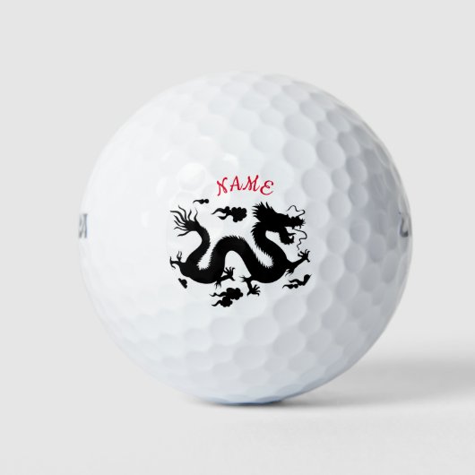 AANGEPASTE DRAGON GOLF BALL GOLFBALLEN (Voorkant)