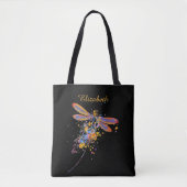 Aangepaste Dragonfly-Canvas tas (Voorkant)
