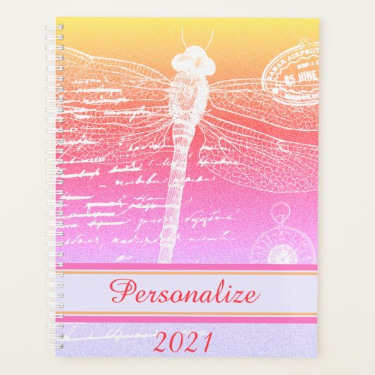 Aangepaste dragonvlieg van pasta-gradiënt planner (Voorkant)