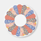 Aangepaste  Dresden Bord Quiltmagneet Magneet (Voorkant)