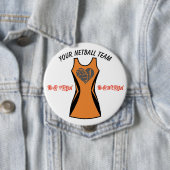 Aangepaste dress-kleur Aangepaste netball-badge Ronde Button 4,0 Cm (In situ)