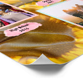 Aangepaste drie foto-tekst Zijderzijde - Ontkoppel Poster (Hoek)