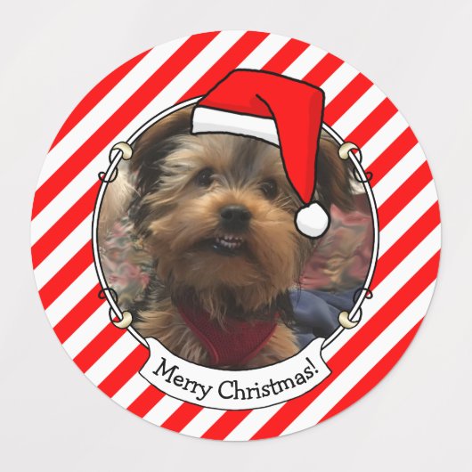 Aangepaste drie kerstkerstkerstkerstkerstkerstkers labels (Design 2)