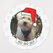 Aangepaste drie kerstkerstkerstkerstkerstkerstkers labels (Design 1)