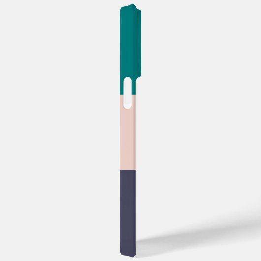 Aangepaste drie kleuren blos roze Blauwgroen Roos  Case-Mate iPhone Case (Achterkant / Rechts)