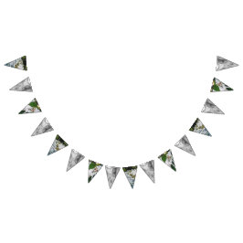 Aangepaste driehoek bruiloft Bunting Banner