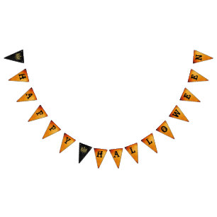 aangepaste driehoek voor Halloween Chandelier Vlaggetjes
