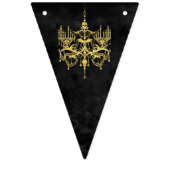 aangepaste driehoek voor Halloween Chandelier Vlaggetjes (Eerste vlag)