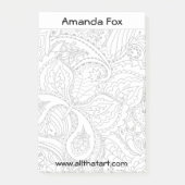 Aangepaste driehoekige driehoekige kleurennotitieb post-it® notes (Voorkant)