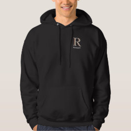 Aangepaste driekleurenmonogram hoodie