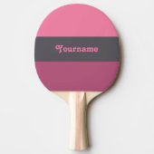 Aangepaste driekleurenpingpongpeddel tafeltennisbatje (Voorkant)