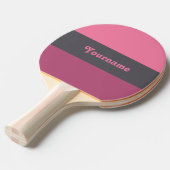 Aangepaste driekleurenpingpongpeddel tafeltennisbatje (Voorkant Gekanteld)
