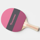 Aangepaste driekleurenpingpongpeddel tafeltennisbatje (Zijkant)
