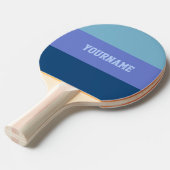 Aangepaste driekleurenpingpongpeddel tafeltennisbatje (Voorkant Gekanteld)
