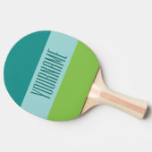 Aangepaste driekleurenpingpongpeddel tafeltennisbatje (Zijkant)
